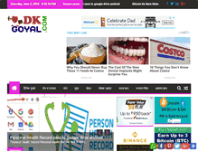 Tablet Screenshot of dkgoyal.com